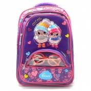 картинка Детский школьный рюкзак ранец с очками ортопедический Совы