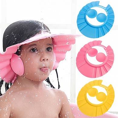 картинка Шапочка-козырёк для купания детская "Купаемся без слез"