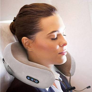 картинка Массажная подушка для шеи U-shaped massage pillow