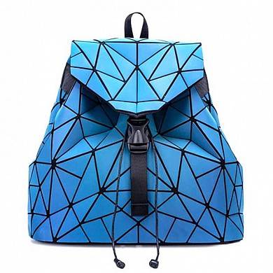 Геометрический люминесцентный неоновый рюкзак "Хамелеон"