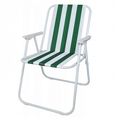 Туристическое раскладное кресло стул для дачи и кемпинга Baziator 5095 (76x52x44см)