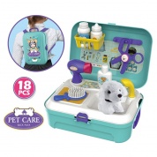 картинка Развивающий игровой набор чемоданчик "Pet Care" (Питомец-Щенок) 16 предметов