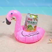 картинка Пляжный надувной подстаканник для напитков в бассейн фламинго