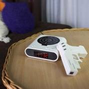 картинка Часы будильник Пистолет лазерный с мишенью
