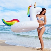 картинка Пляжный надувной круг Гигантский Единорог для плавания Giant Unicorn 175х120 см