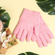 картинка Увлажняющие многоразовые гелевые перчатки Spa Gel Gloves с косметической прослойкой из эфирных масел
