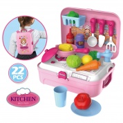 картинка Развивающий игровой набор чемоданчик "Kitchen" (Кухня) 24 предмета