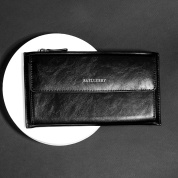 картинка Мужское портмоне-клатч (кошелёк) Baellerry Business handbag со съемным ремешком