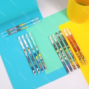 картинка Набор детских синих гелевых ручек пиши-стирай для мальчиков девочек со стираемыми чернилами Наруто