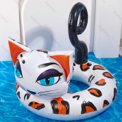 картинка Пляжный надувной круг Леопардовая Кошка для плавания