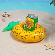картинка Пляжный надувной подстаканник для напитков в бассейн ананас