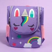 картинка Детский рюкзак для девочки для малышей дошкольный маленький в садик Единорог