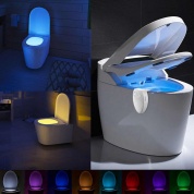 картинка Подсветка LIGHT BOWL для унитаза/туалета LED с датчиком движения и освещенности 8 цветов