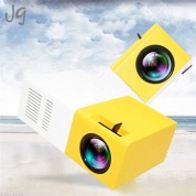 картинка Мини проектор LED Mini Projector J9 желтый портативный переносной