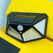 картинка Фонарь светильник настенный на солнечной батарее Solar Interaction Wall Lamp с датчиком движения