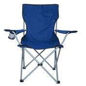 картинка Туристическое раскладное кресло стул для дачи и кемпинга с подстаканником Baziator 4080 (55х52х90см)