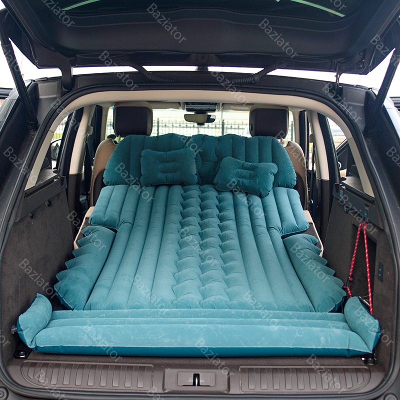 Надувной автомобильный матрас кровать 190x120 см c насосом и подушками .