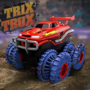 картинка TRIX TRUX МОНСТР-ТРАКИ с гоночной трассой и двумя машинками