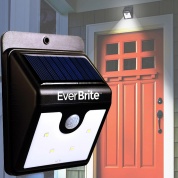 картинка Фонарь светильник настенный на солнечной батарее Ever Brite с датчиком движения