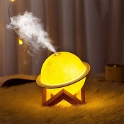 картинка Увлажнитель воздуха настольный с аромадиффузором и подсветкой для дома Planet Humidifier