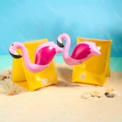 картинка Нарукавники надувные детские розовый фламинго 2 шт. для плавания