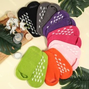 картинка Увлажняющие многоразовые гелевые носочки для педикюра Spa Gel Socks СПА с эфирными маслами