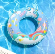 картинка Детский надувной круг для плавания Единорог Радужной Мечты