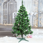 картинка Искусственная новогодняя елка с зелеными кончиками