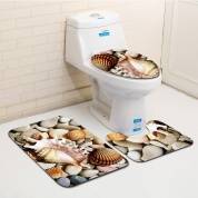 картинка Комплект ковриков для туалета и ванной комнаты (3 предмета)