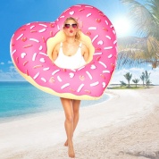 картинка Пляжный надувной круг для плавания  Пончик в форме сердца