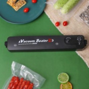 картинка Вакуумный упаковщик вакууматор Vacuum Sealer для упаковывания продуктов дома в пищевые пакеты
