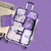 картинка Дорожный органайзер для чемодана из 6 штук LAUNDRY POUCH, набор для путешествий и хранения вещей