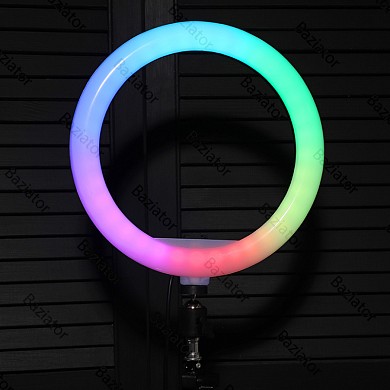 Кольцевая лампа со штативом цветная RGB LED Soft Ring Light MJ-26