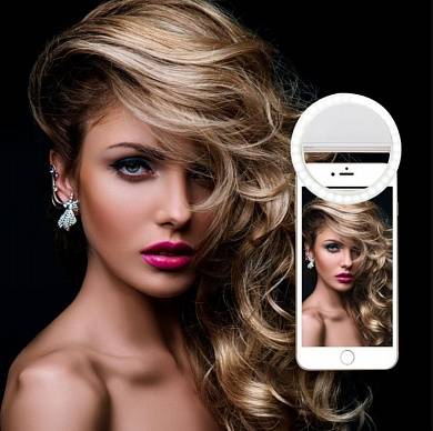 Селфи-кольцо вспышка фронтальная IOS, Android Selfie Ring Light XJ-01