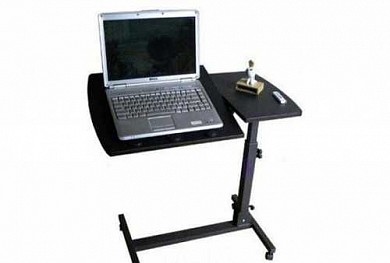 Универсальный приставной столик подставка для ноутбука Folding computer desk 52х40х95 см