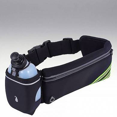 Универсальная спортивная сумка кошелек на пояс с бутылочкой