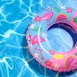 Детский надувной круг для плавания Розовый фламинго Swim Ring
