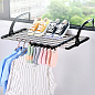 Навесная сушилка для одежды,белья на подоконник Multifunctional telescopic clothes drying rack 2 в 1
