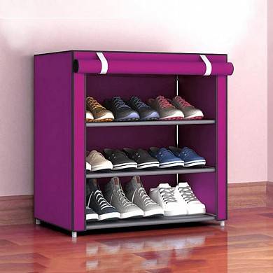 Складной тканевый шкаф для обуви HCX