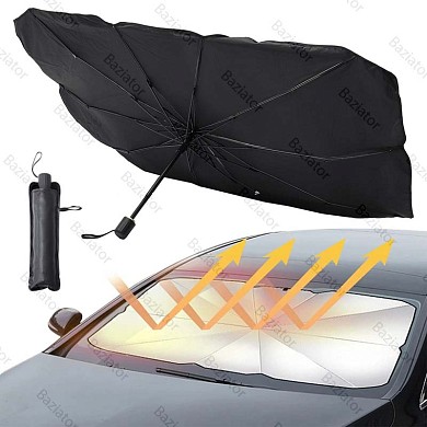 Зонт солнцезащитный складной экран отражатель для автомобиля шторка для лобового стекла