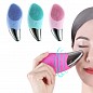 Массажер щеточка силиконовая электрическая Sonic Facial Brush для умывания и очищения лица