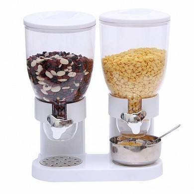 Двойной дозатор Cereal Dispenser для круп и готовых завтраков