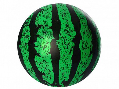 Надувной летний детский мяч для игр на пляже Арбузик 23 см