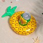 Пляжный надувной подстаканник для напитков в бассейн ананас