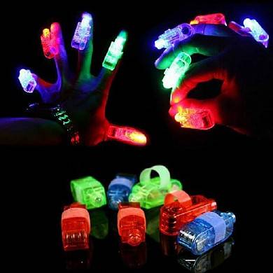 Светящиеся лазерные насадки на пальцы Laser Finger Beams (4 шт.)