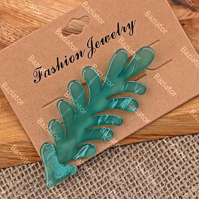 Брошь Fashion Jewelry из акрилового пластика Растения