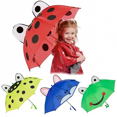картинка Зонт детский Umbrella для детей с ушками