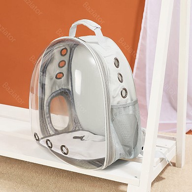 Прозрачный рюкзак переноска для домашних животных Иллюминатор с вентиляцией для воздуха