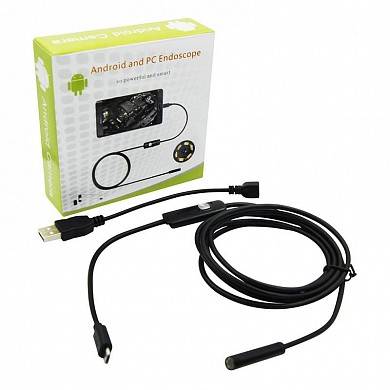 Эндоскоп (гибкая камера) Borescope for android для смартфона