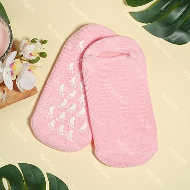 Увлажняющие многоразовые гелевые носочки для педикюра Spa Gel Socks СПА с эфирными маслами